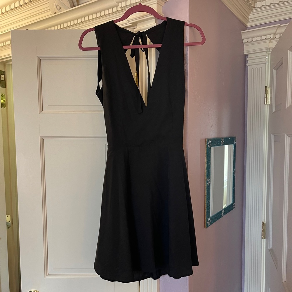 Open back dress
